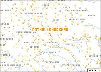map of Goth Allāh Bakhsh