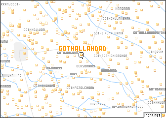 map of Goth Allāh Dād