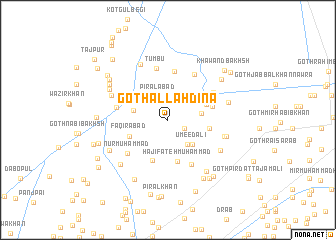 map of Goth Allāhdīna