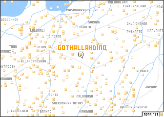 map of Goth Allāhdīno