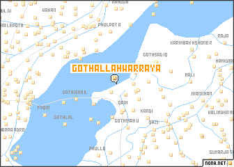 map of Goth Allāhwarraya