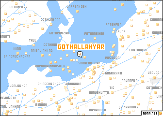 map of Goth Allāhyār