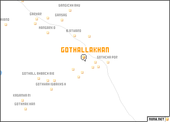 map of Goth Alla Khān