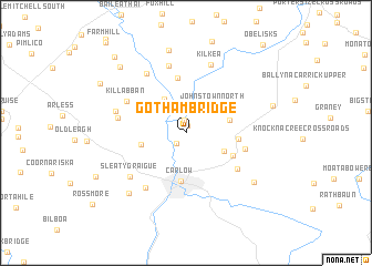 map of Gotham Bridge