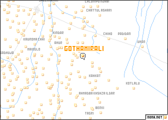 map of Goth Amīr Ali