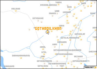 map of Goth Āqil Khān
