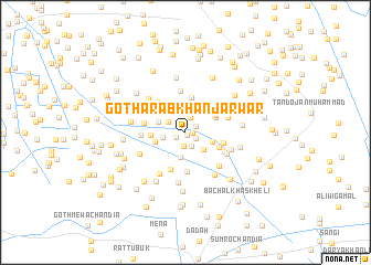 map of Goth Arab Khān Jarwār