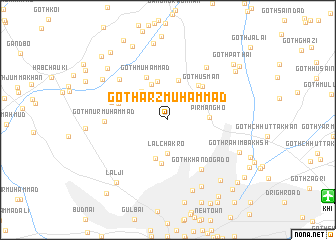 map of Goth Arz Muhammad