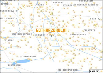 map of Goth Arzo Kolhi