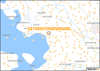 map of Goth Āsif Khān Sāhūwāl