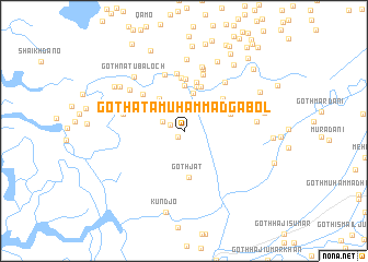 map of Goth Ata Muhammad Gabol