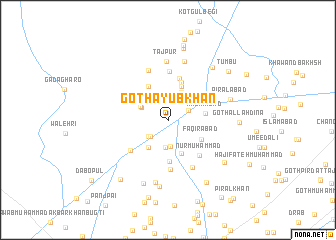 map of Goth Ayūb Khān