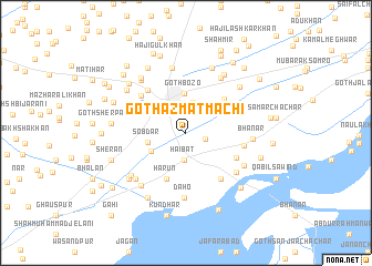 map of Goth Azmat Machi