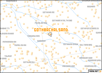 map of Goth Bachal Sānd