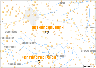 map of Goth Bachal Shāh