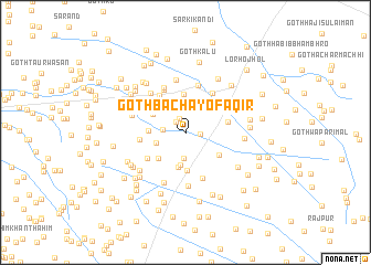 map of Goth Bachāyo Faqīr