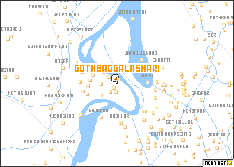 map of Goth Bagga Lashāri