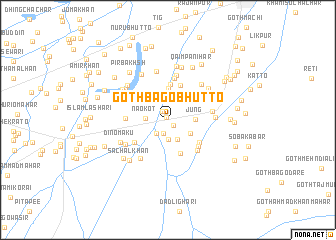 map of Goth Bago Bhutto