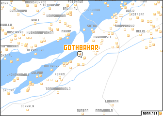 map of Goth Bahar