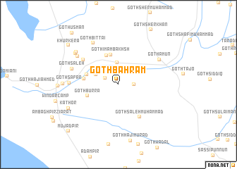 map of Goth Bahrām