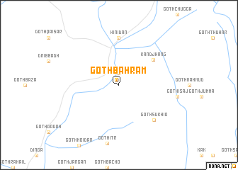 map of Goth Bahrām