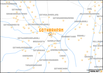 map of Goth Bahrām