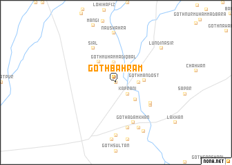 map of Goth Bahrām