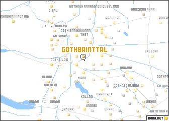 map of Goth Bainttal