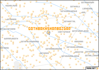 map of Goth Bakhshan Bozdār