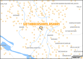 map of Goth Bakhshan Lashāri