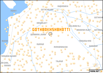 map of Goth Bakhsh Bhatti