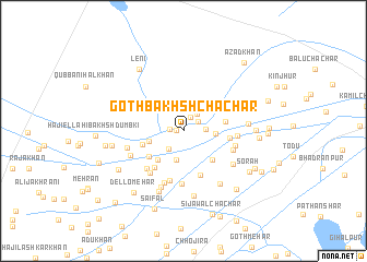 map of Goth Bakhsh Chāchar