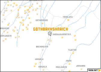map of Goth Bakhsh Nāich