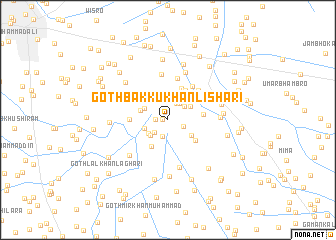 map of Goth Bakku Khān Lishāri