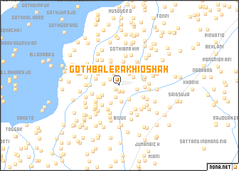 map of Goth Bālerakhio Shāh