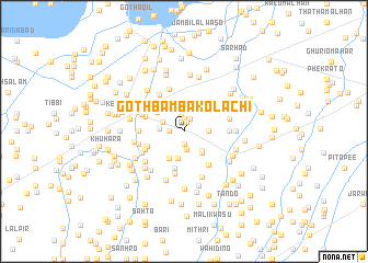 map of Goth Bamba Kolāchi