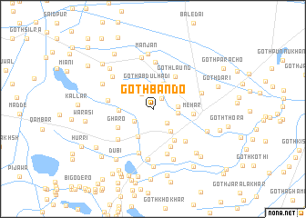 map of Goth Bāndo