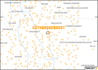 map of Goth Bāqar Barat