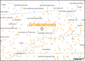 map of Goth Berāni Khān