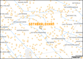 map of Goth Bhale Khān