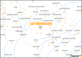 map of Goth Bhangāni