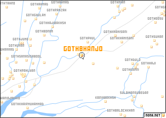 map of Goth Bhanjo