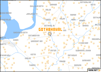 map of Goth Bhāwal