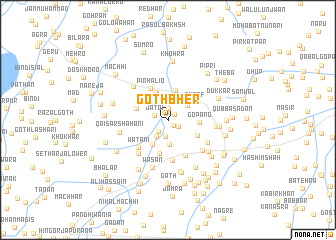 map of Goth Bher