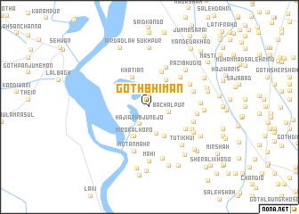 map of Goth Bhiman