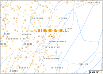 map of Goth Bhirī Gabol