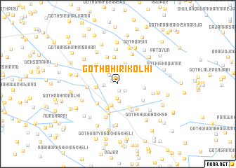 map of Goth Bhīri Kolhi