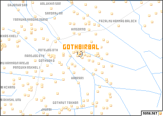 map of Goth Bīrbal