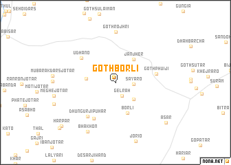 map of Goth Borli