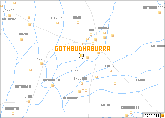 map of Goth Budha Burra